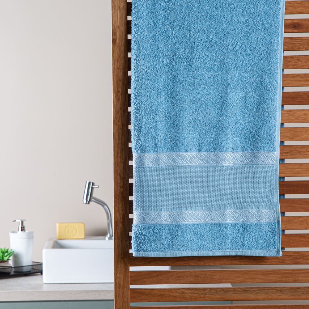 Toalha De Rosto 100% Algodão Creative Havan Casa 1 Pç - Azul
