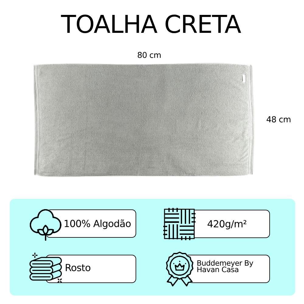 Toalha De Rosto 100% Algodão Creta Buddemeyer By Havan Casa - Verde