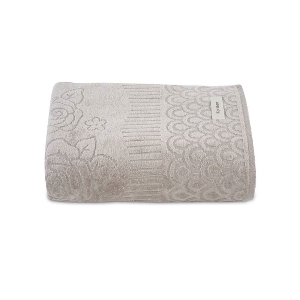 Toalha De Rosto 100% Algodão Georgia Karsten - Cinza