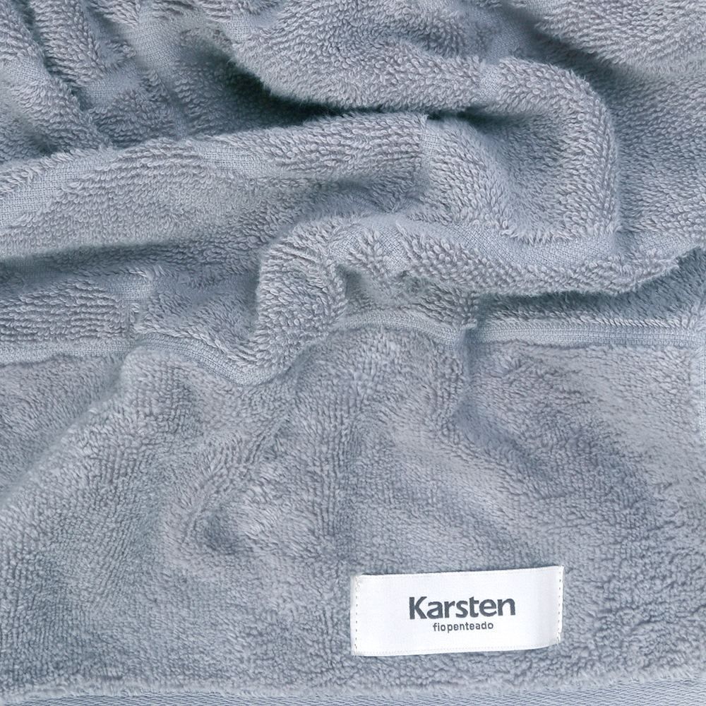 Toalha de Rosto 100% Algodão Ibiza Karsten by Havan Casa - Azul Allure