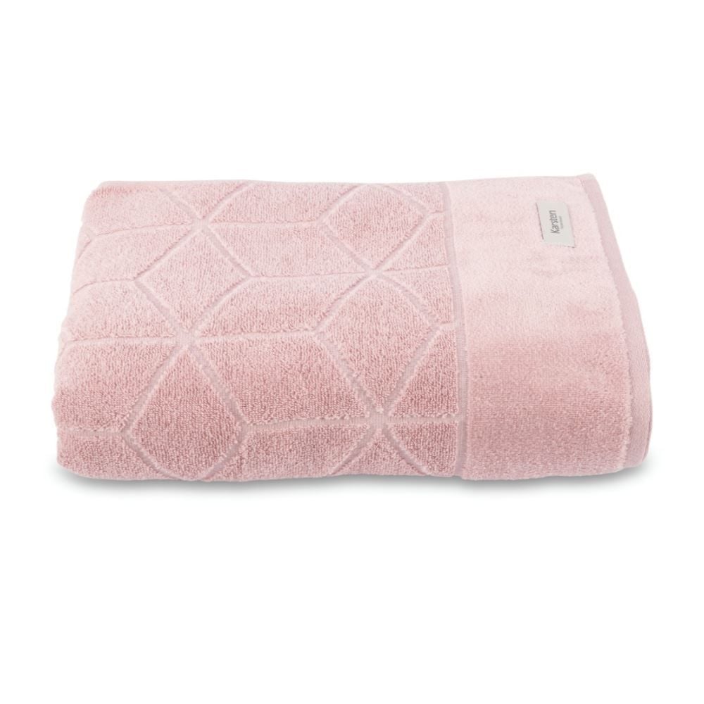 Toalha de Rosto 100% Algodão Ibiza Karsten by Havan Casa - Rosa Suave