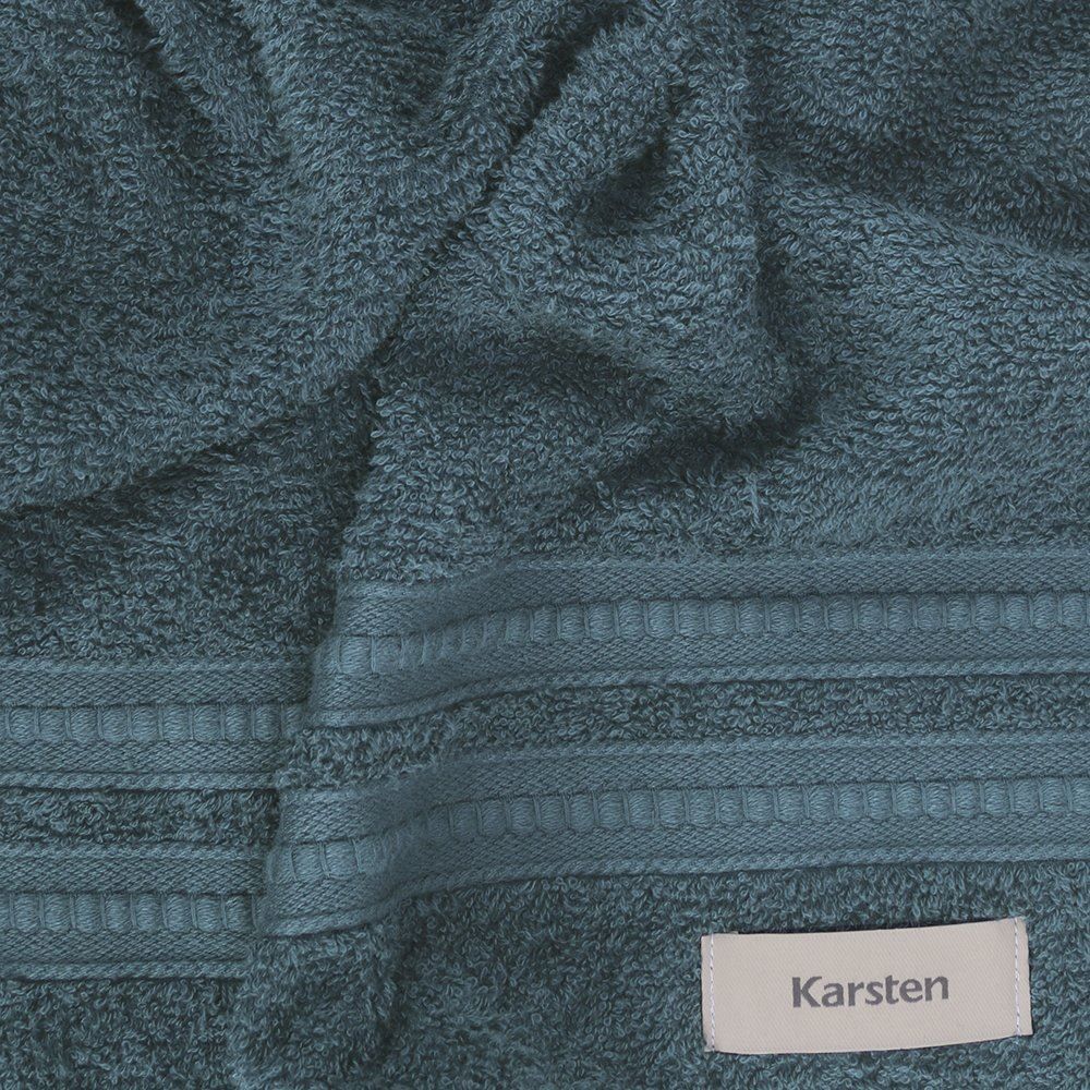 Toalha De Rosto 100% Algodão Siena Havan Casa By Karsten - Petróleo