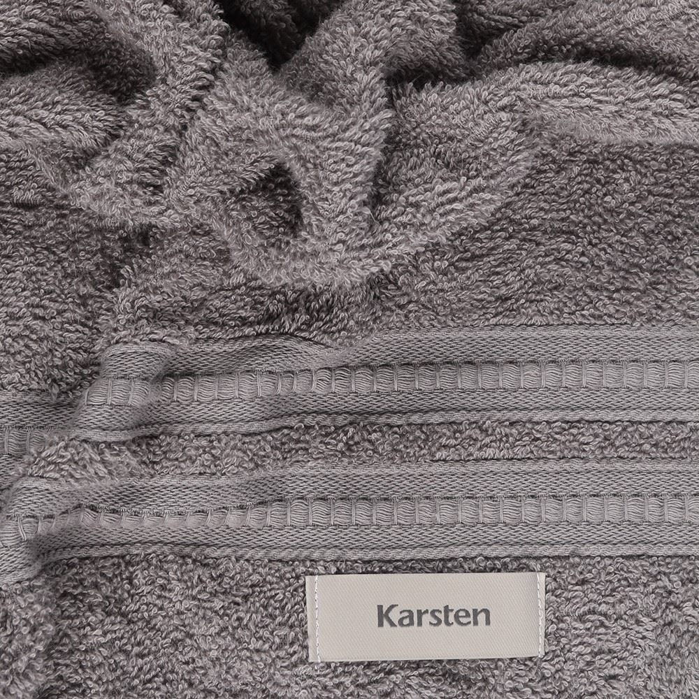 Toalha de Rosto Siena Havan Casa by Karsten - Cinza Urbano