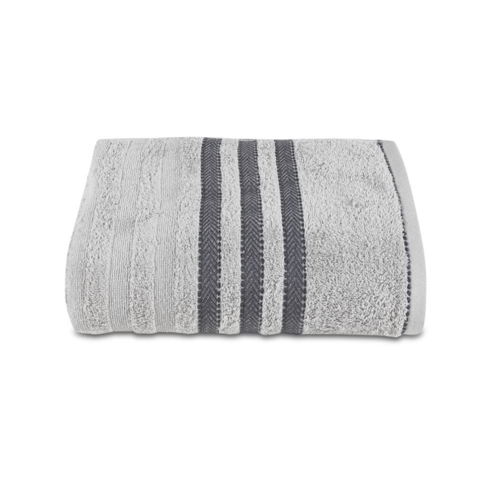 Toalha De Rosto 96% Algodão Jacquard Asti Corttex - Cinza