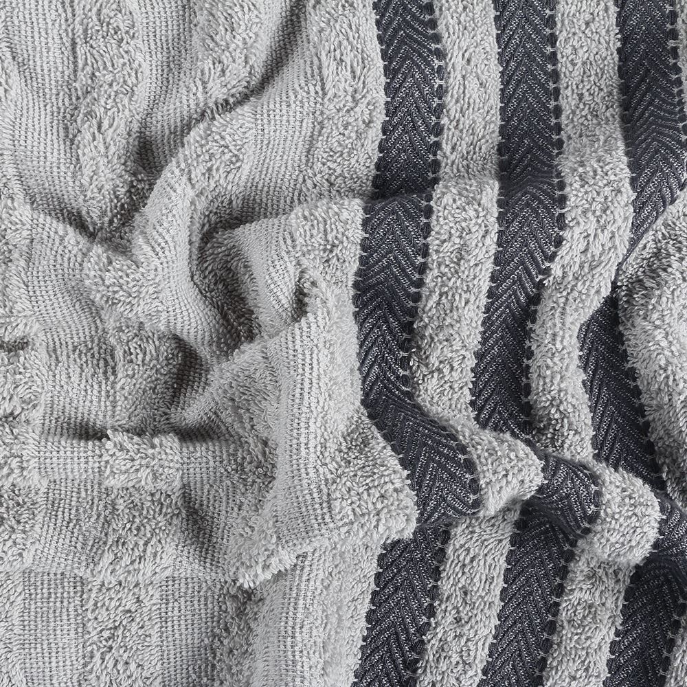 Toalha De Rosto 96% Algodão Jacquard Asti Corttex - Cinza