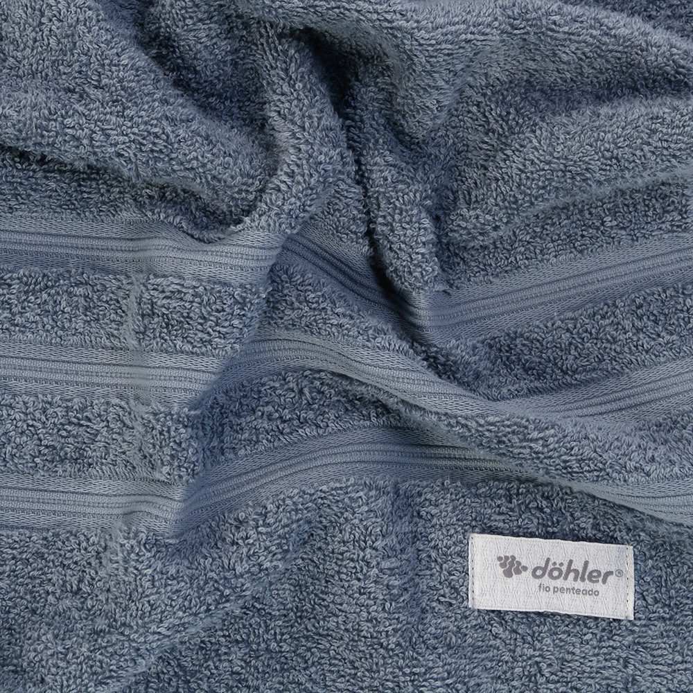 Toalha de Rosto Bali 100% Algodão Döhler - Azul Médio
