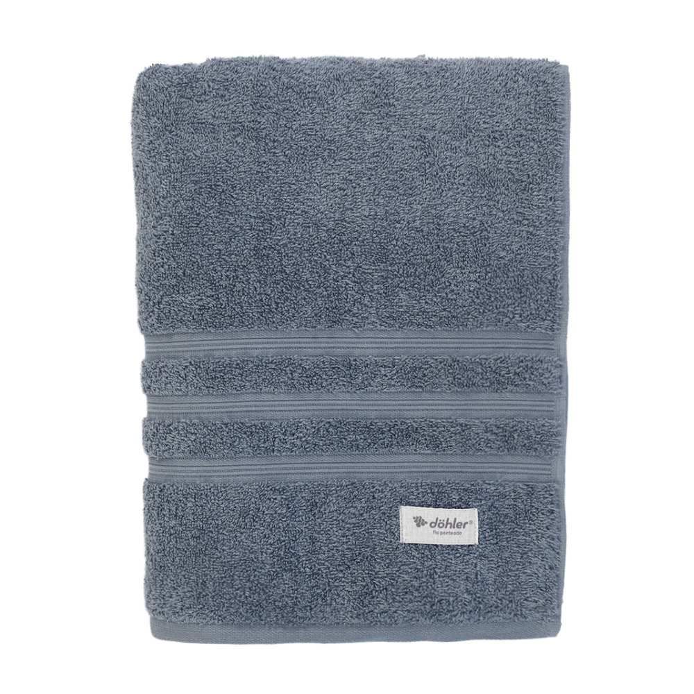 Toalha de Rosto Bali 100% Algodão Döhler - Azul Médio