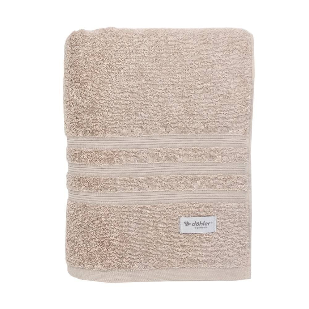 Toalha de Rosto Bali 100% Algodão Döhler - Bege
