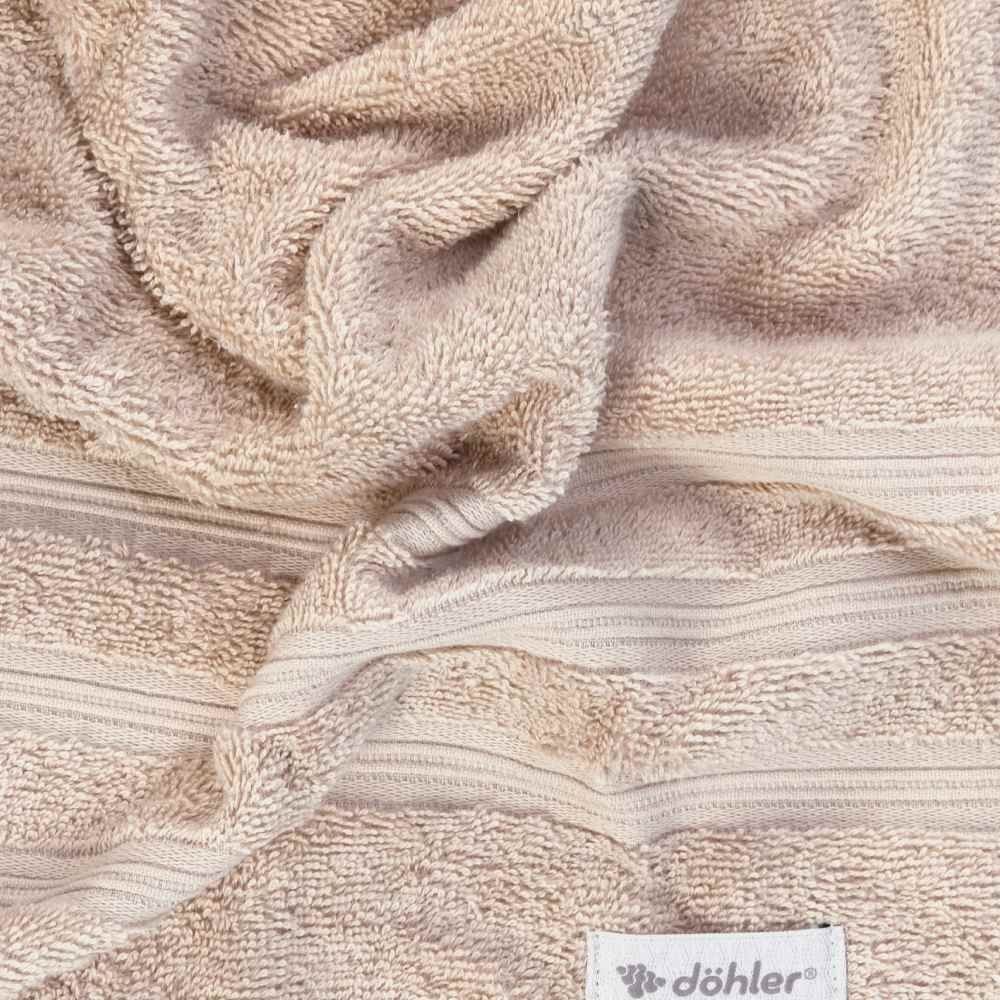 Toalha de Rosto Bali 100% Algodão Döhler - Bege