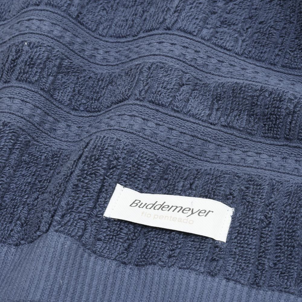 Toalha de Rosto Bella Buddemeyer - Azul Escuro