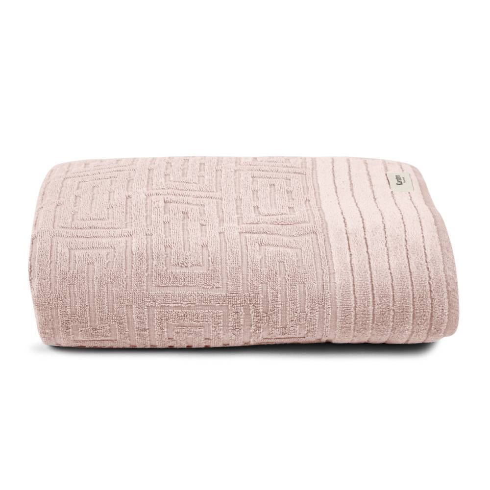 Toalha de Rosto 100% Algodão Capri Karsten - Rosa Iogurte