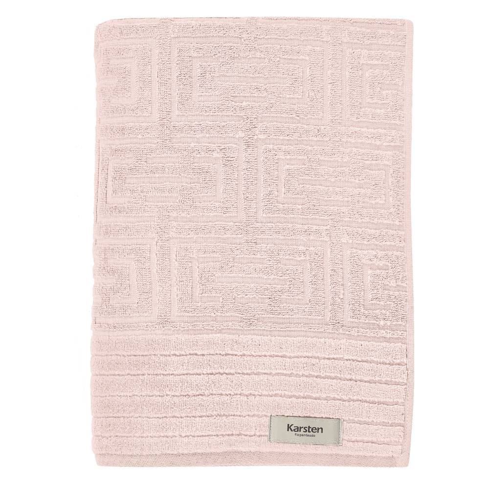 Toalha de Rosto 100% Algodão Capri Karsten - Rosa Iogurte