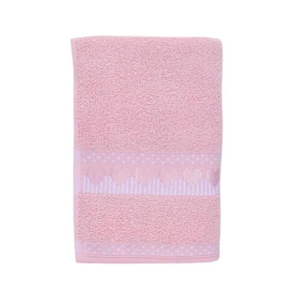 Toalha De Rosto 100% Algodão Jolie Havan Casa - Rosa Candy