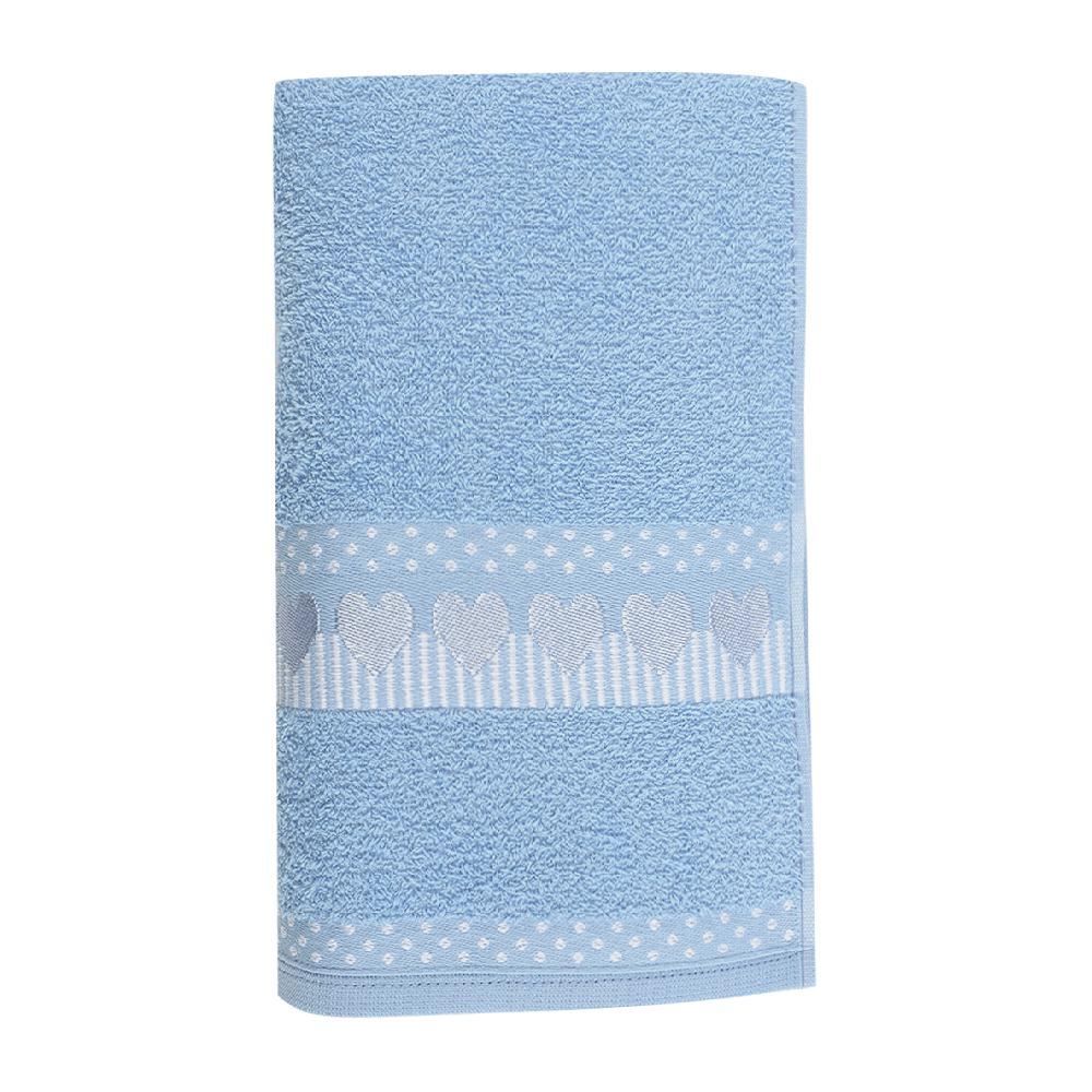 Toalha De Rosto 100% Algodão Jolie Havan Casa - Azul Claro