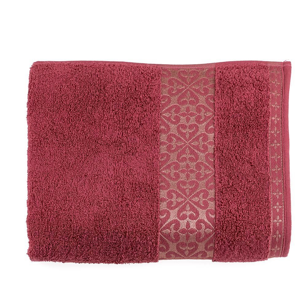 Toalha De Rosto 100% Algodão Malbec Havan Casa - Carmim