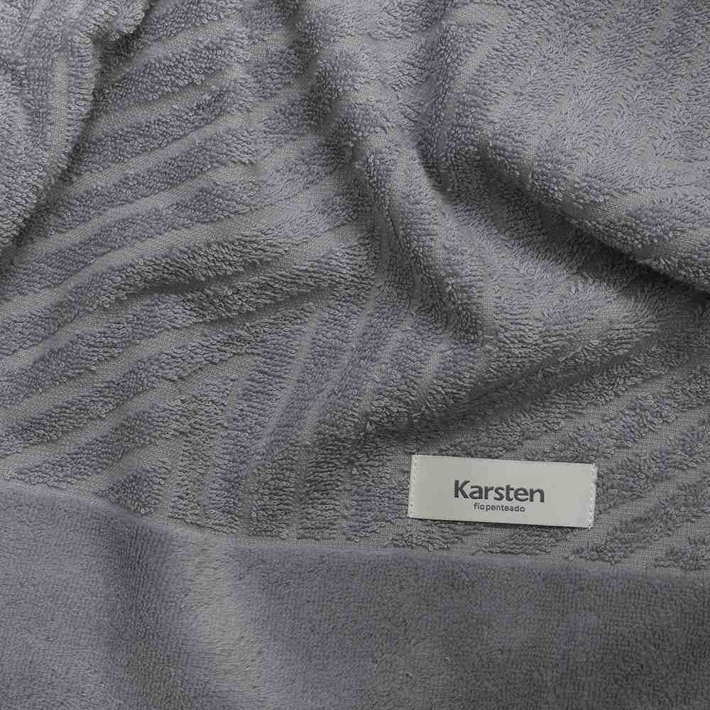 Toalha De Rosto Montreal Karsten - Cinza
