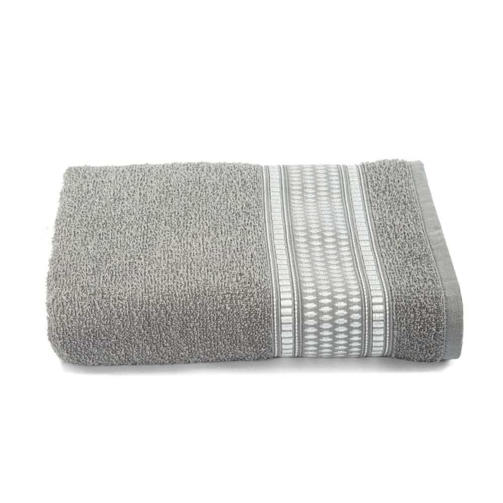Toalha De Rosto 100% Algodão Nara Havan - Cinza