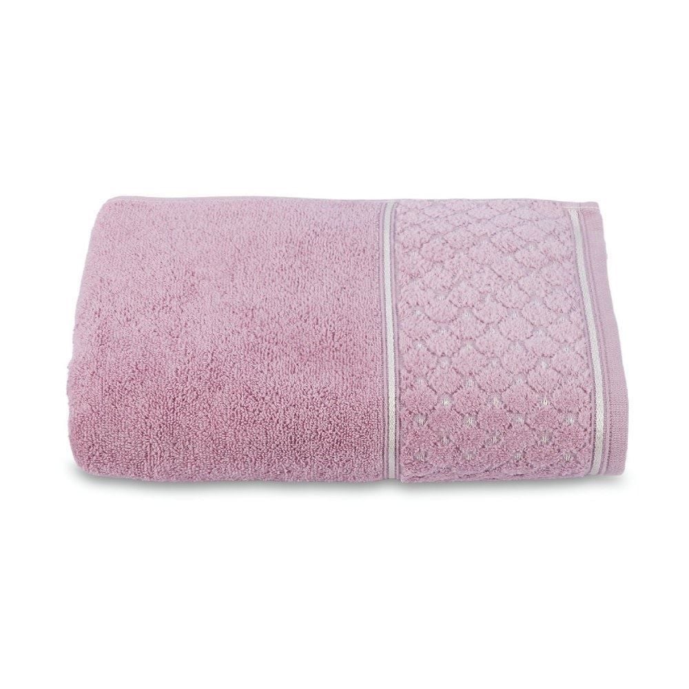 Toalha de Rosto Safira 100% Algodão Havan Casa - Rosa Delicado