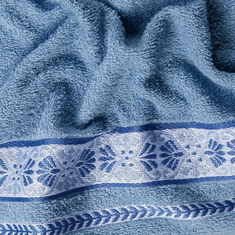 Toalha de Rosto Sofia Havan Casa - Azul Glacial