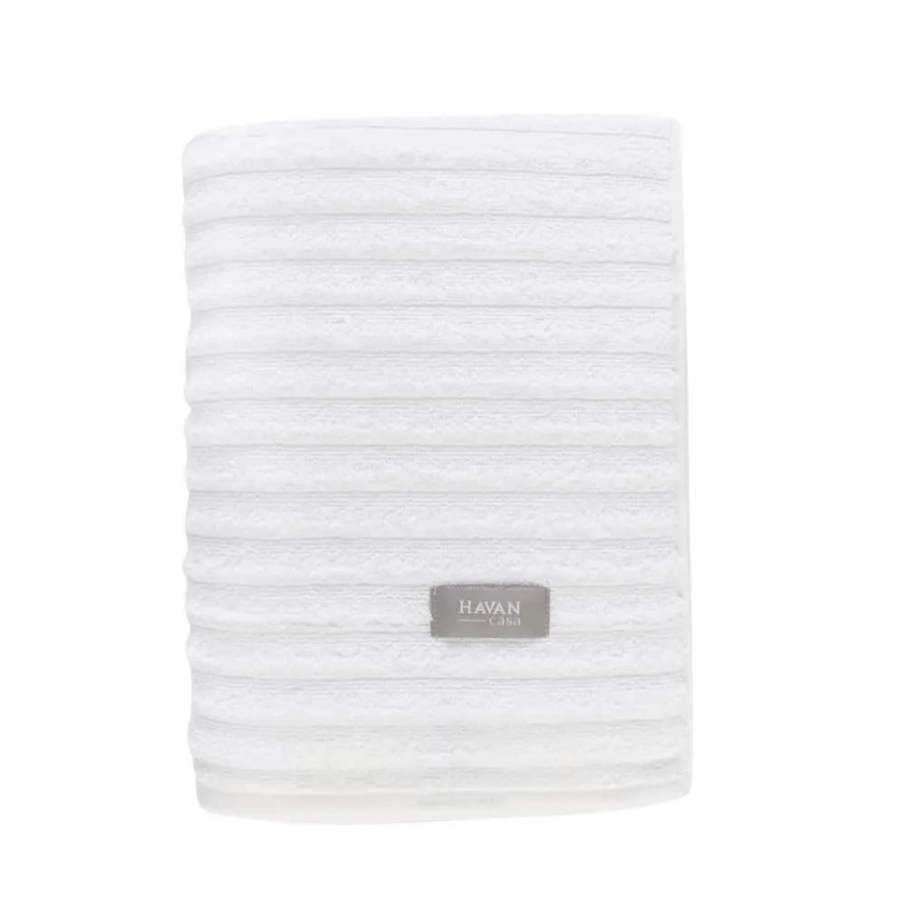 Toalha De Rosto 100% Algodão Wave Havan Casa 1 Pç - Off White