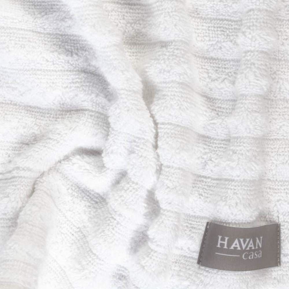Toalha De Rosto 100% Algodão Wave Havan Casa 1 Pç - Off White