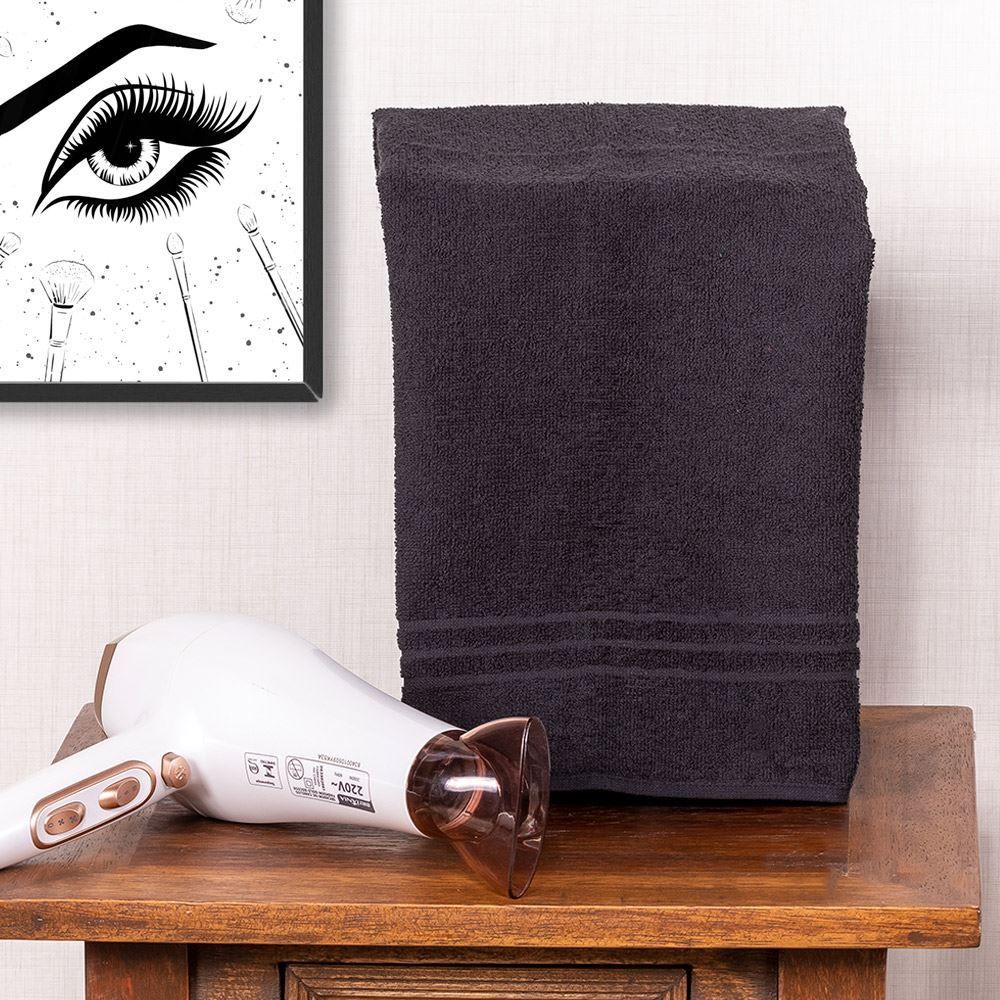 Toalha De Salão Beauty 45X70cm Havan - Preto
