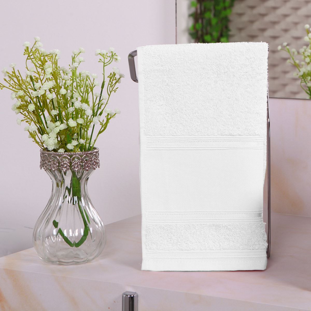 Toalha Lavabo Ability Fresh Karsten - Branco