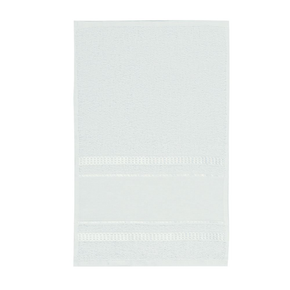 Toalha Lavabo Para Bordar Capricho - Branco