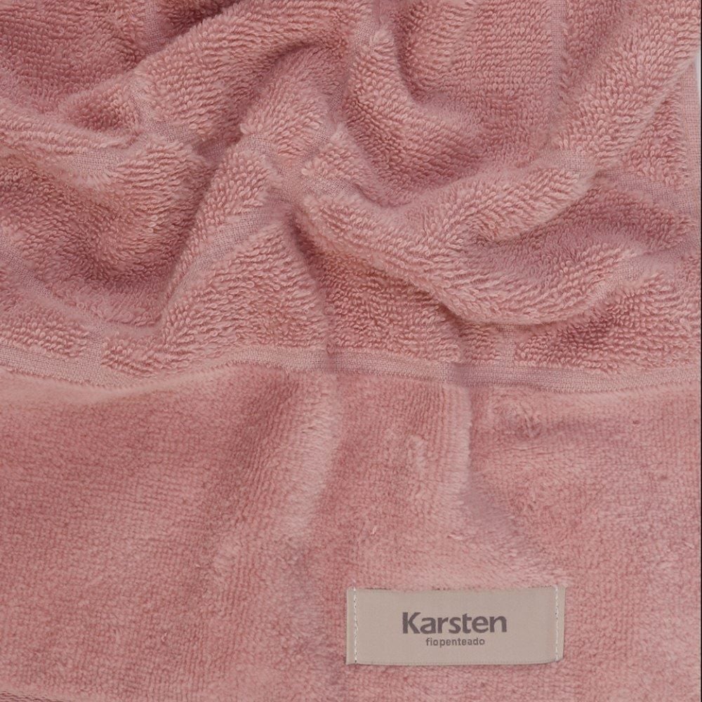 Toalha Super Banho 100% Algodão Ibiza Karsten by Havan Casa - Rosa Pétala
