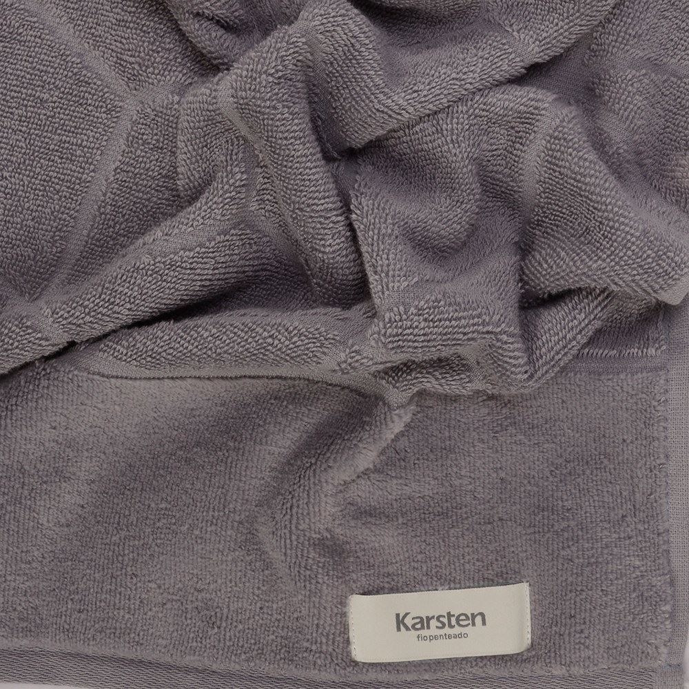 Toalha Super Banho 100% Algodão Ibiza Karsten by Havan Casa - Cinza Urbano