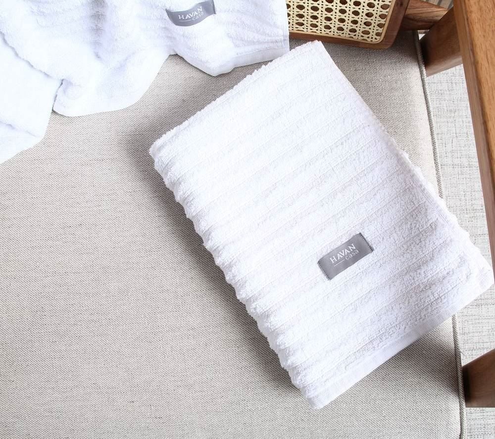 Toalha Super Banho 100% Algodão Wave Havan Casa 1 Pç - Off White