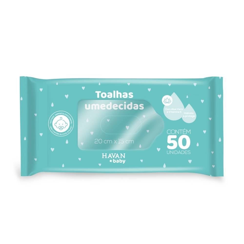 Toalhinhas Umedecidas Flowpack 50 Unidades Yoyo Baby - VERDE