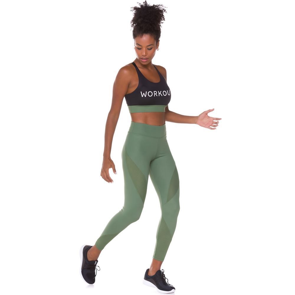 Top Alças Elástico Workout Scream