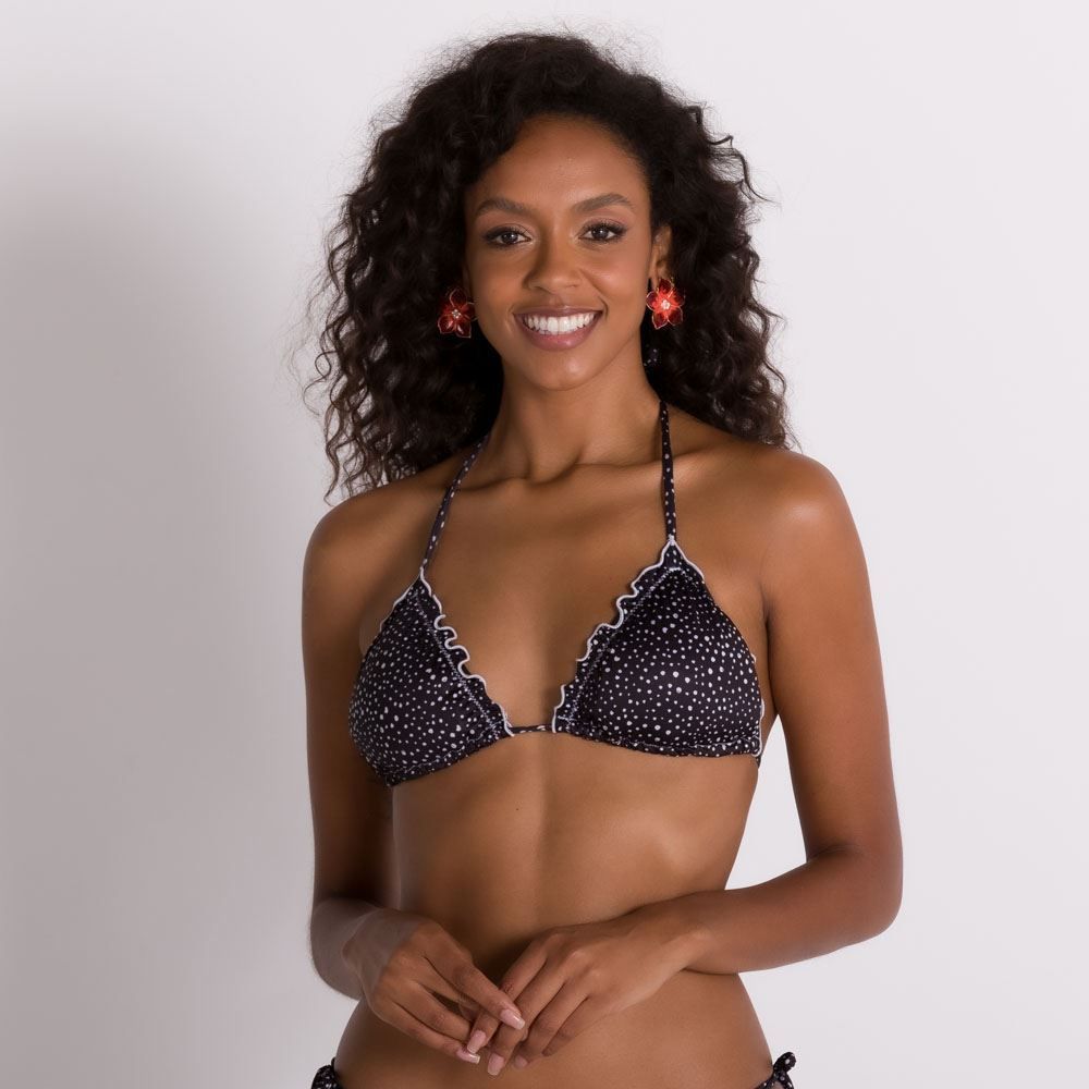 Top Biquíni Frufru Com Bojo Boby Blues