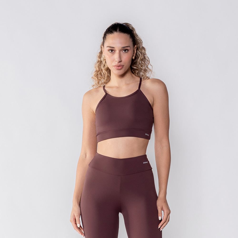 Top Feminino De Alça Com Bojo Removível Scream