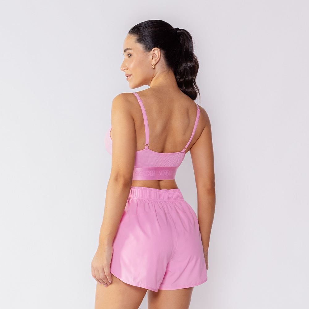 Top Feminino Esportivo Sem Costura Scream