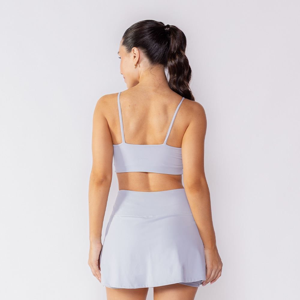 Top Feminino Fitness Alça Fina Scream