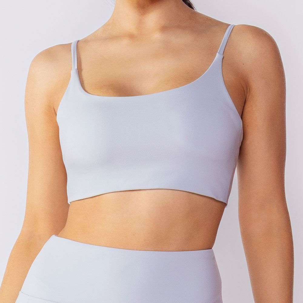 Top Feminino Fitness Alça Fina Scream