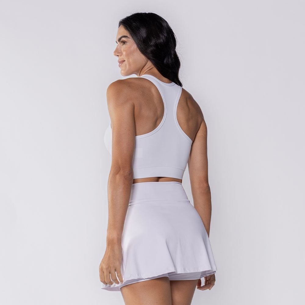 Top Feminino Fitness Com Zíper Scream