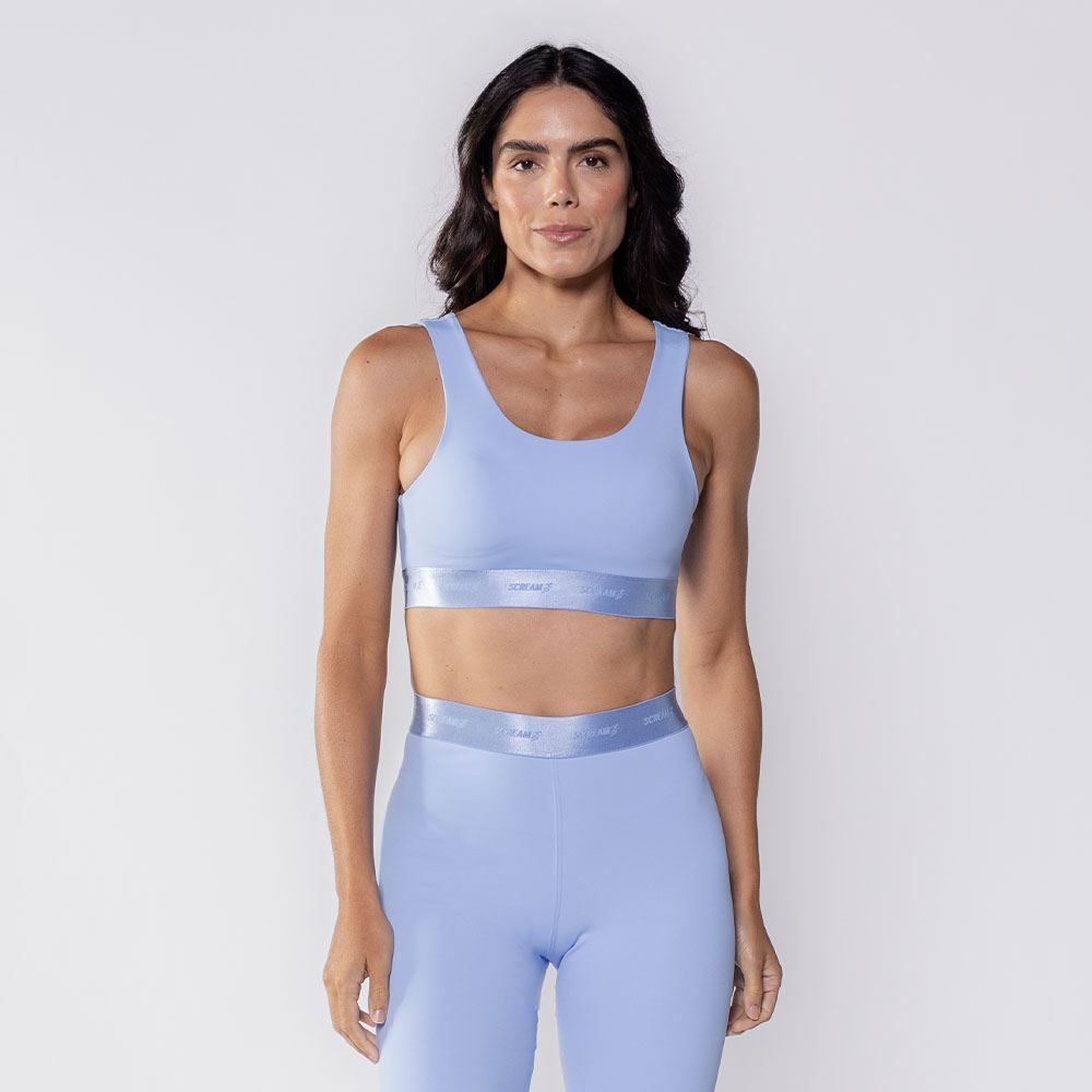 Top Feminino Fitness Duplo Scream