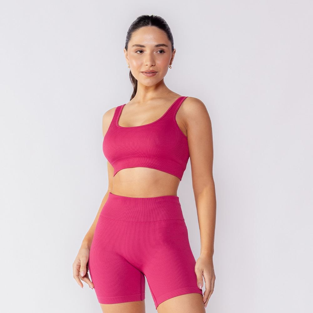 Top Feminino Fitness Sem Costura Scream