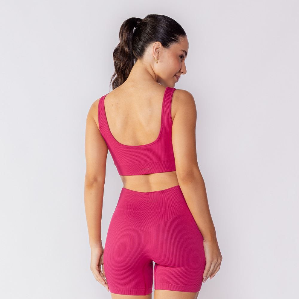 Top Feminino Fitness Sem Costura Scream