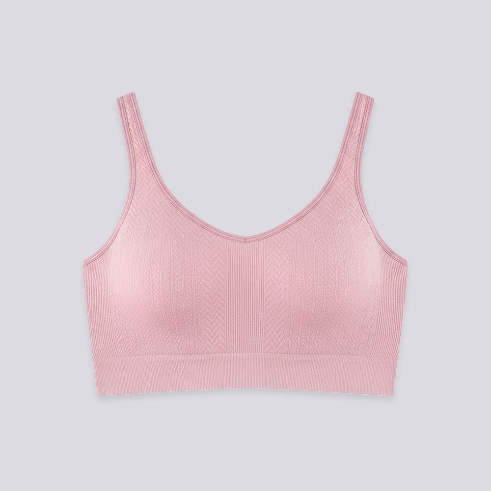 Top Sem Costura Feminino Jacquard