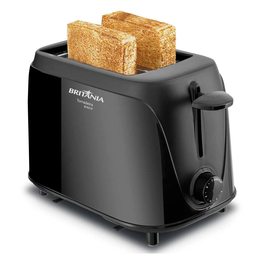 Torradeira Britânia BTR01P com 6 Níveis de Tostagem