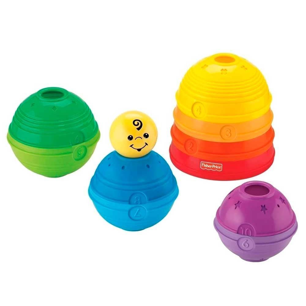 Torre Com 10 Potinhos Coloridos Fisher-Price - W4472