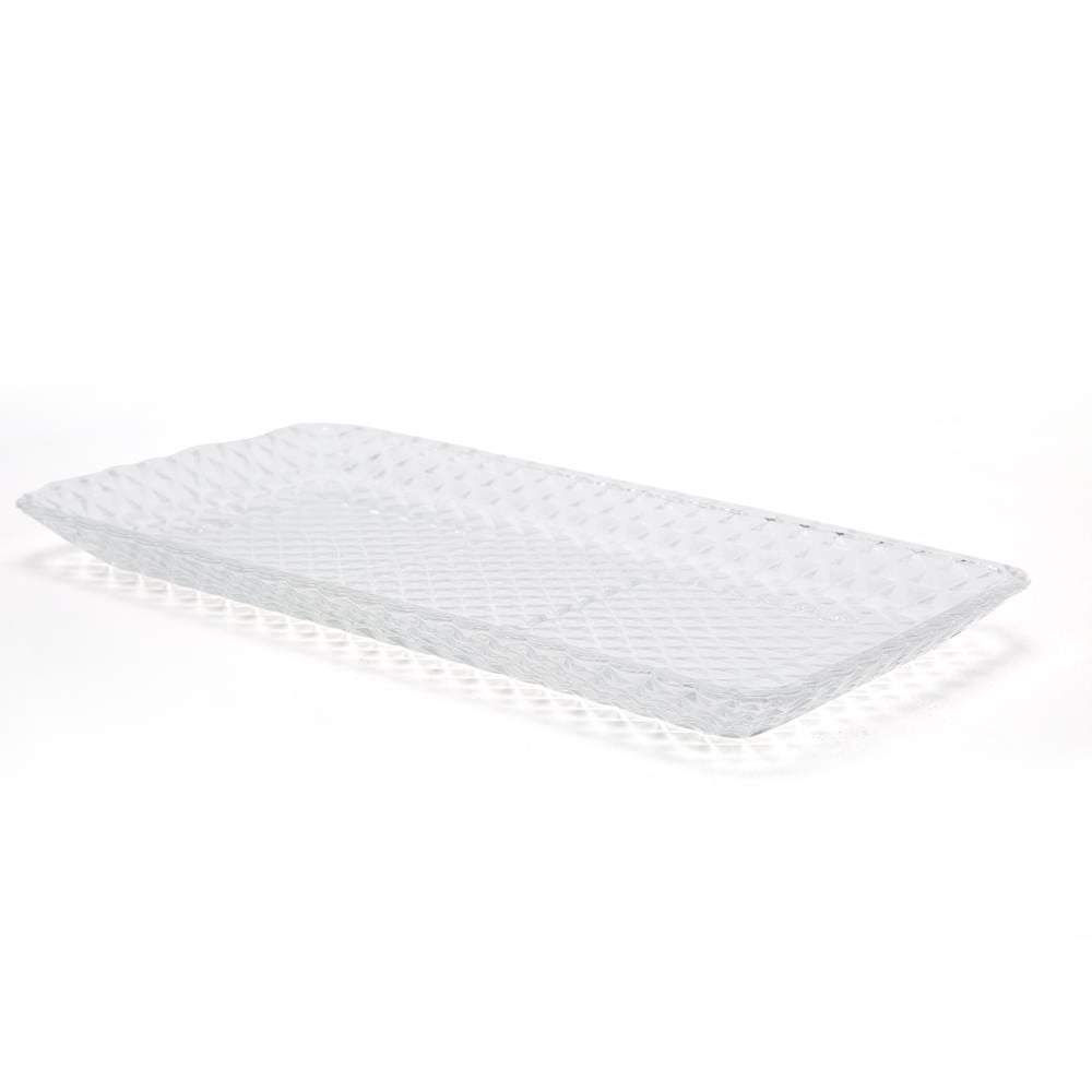 Travessa De Cristal Tress 25X13x2cm Lyor - Diamente