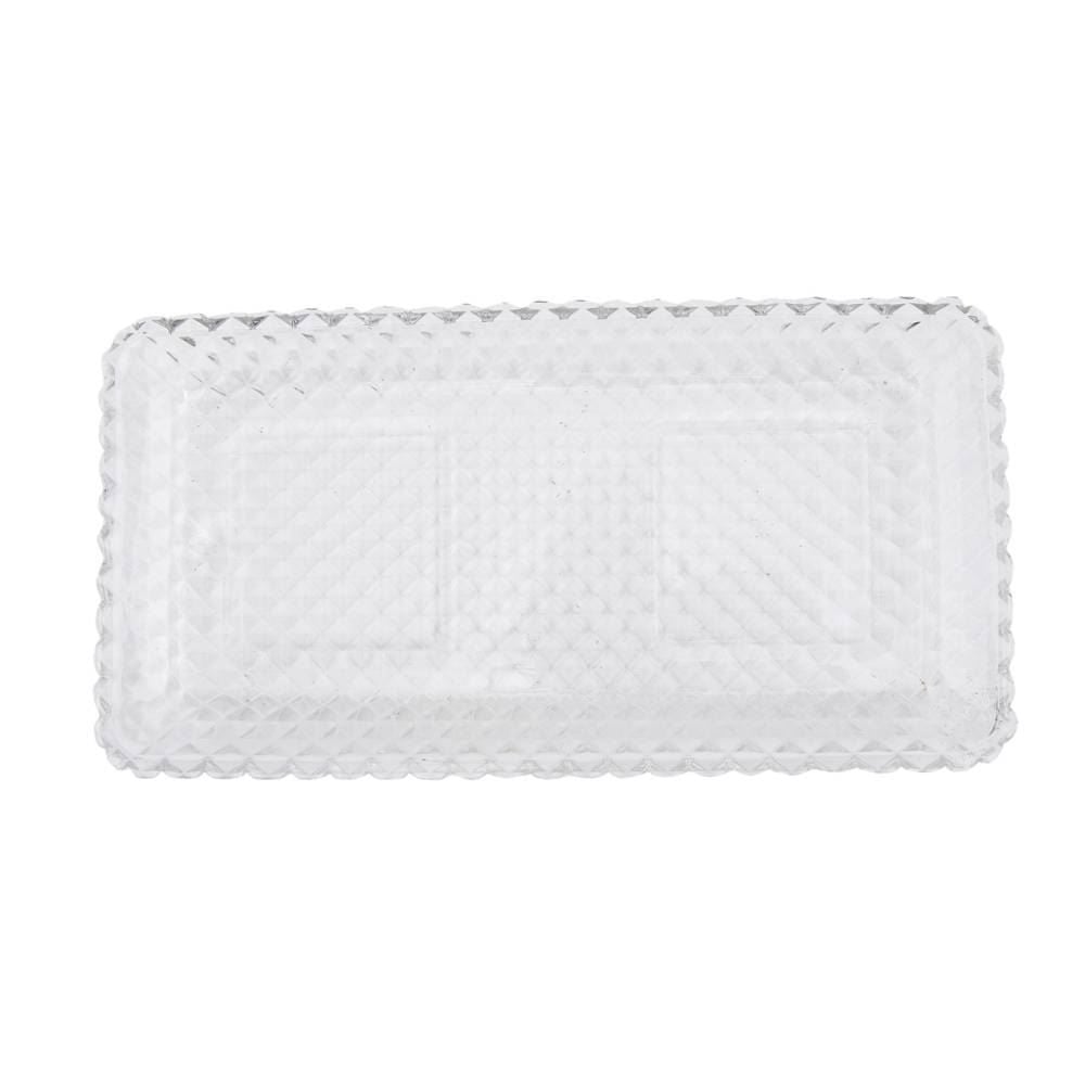 Travessa De Cristal Tress 25X13x2cm Lyor - Diamente