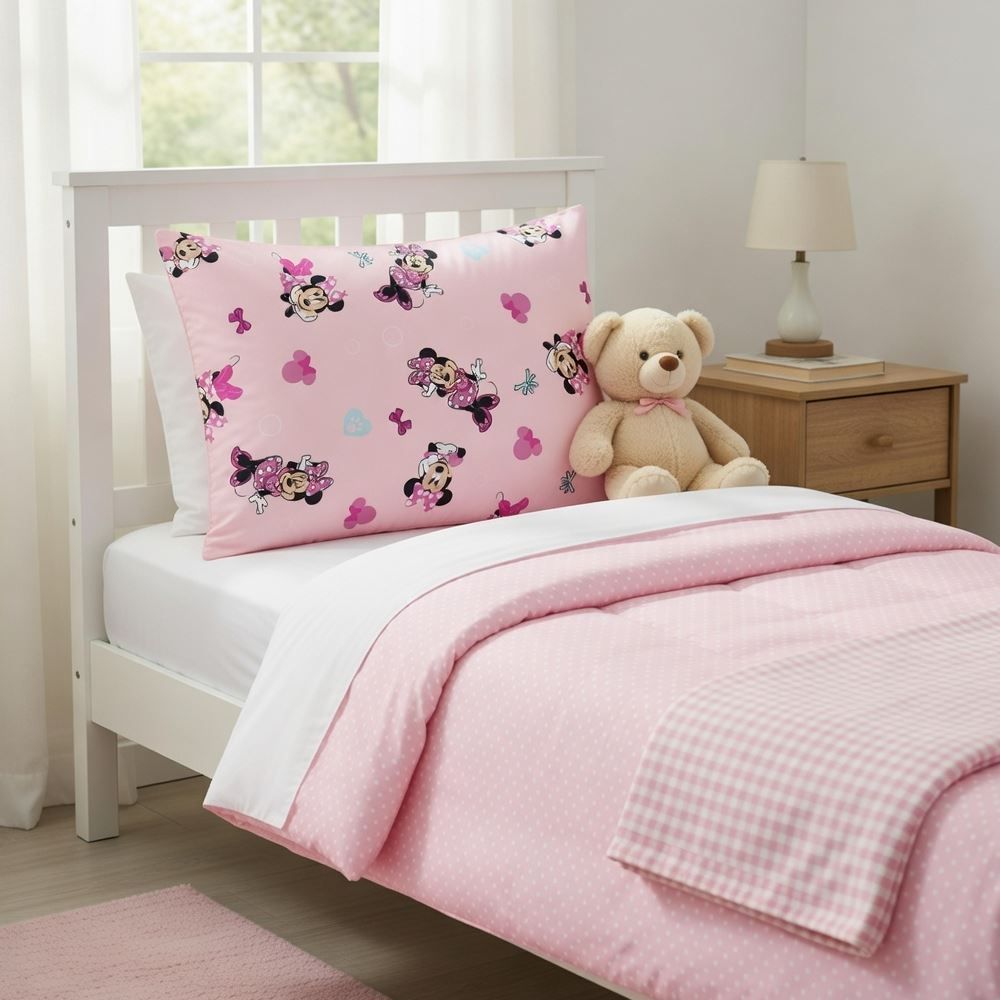 Travesseiro Infantil 100% Poliéster Disney Hedrons - Minnie Fresh Rotativo