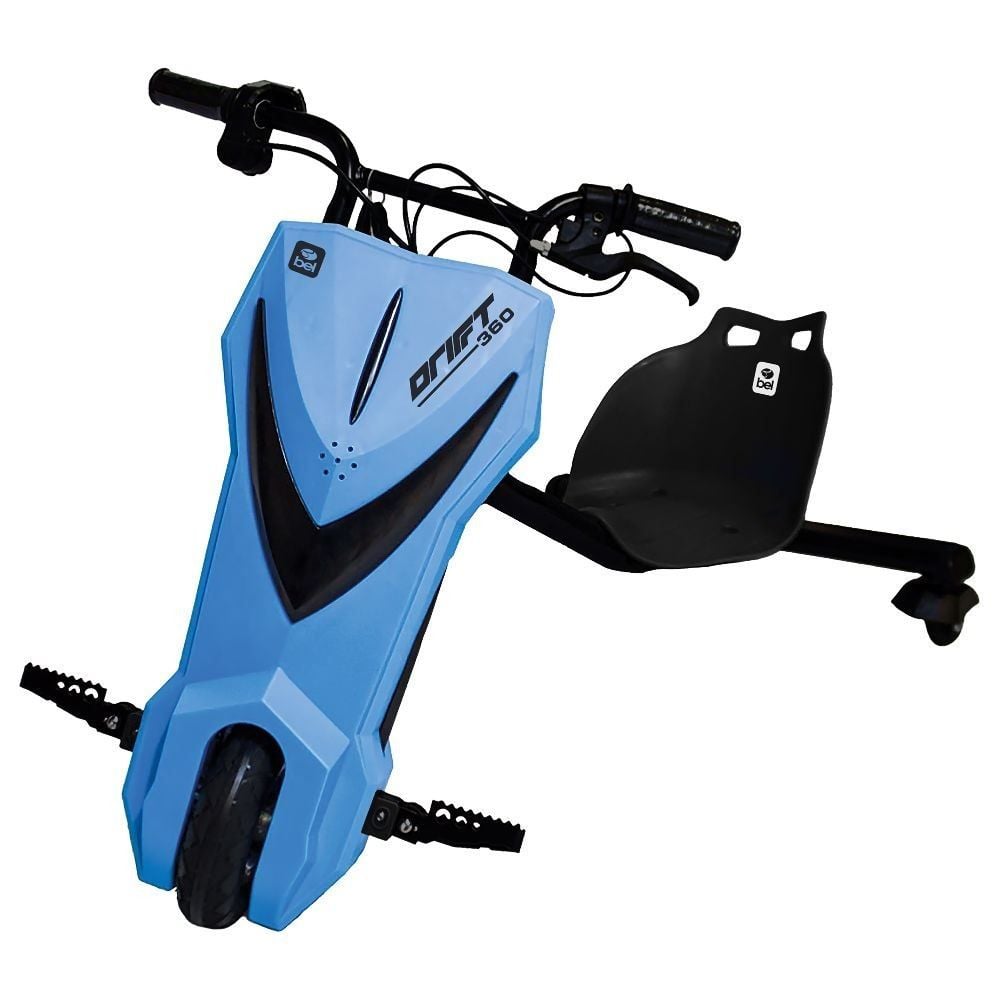 Triciclo Elétrico Drift 250W com 3 Velocidades - Azul