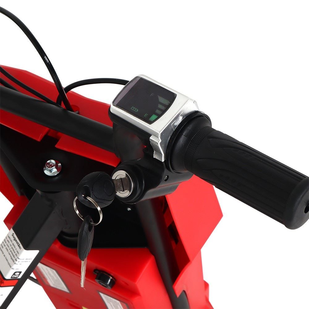 Triciclo Elétrico Drift 250W com 3 Velocidades - Vermelho